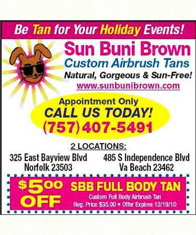 Sun Buni Brown Custom Airbrush Tans